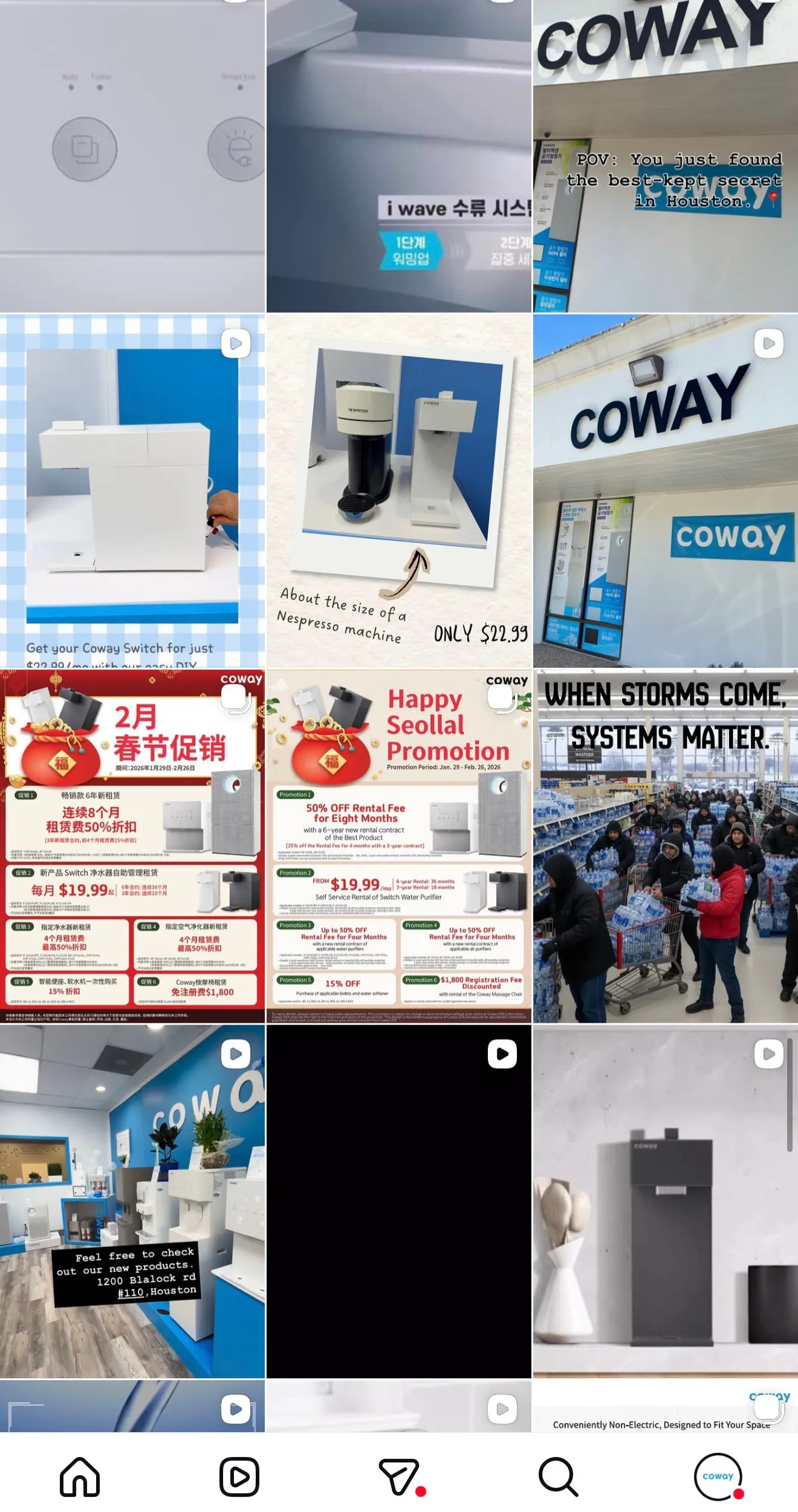 Coway social media content by Bonbon Dino